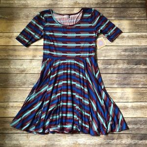 Lularoe Nicole Dress Plus 2XL 22 24 NEW